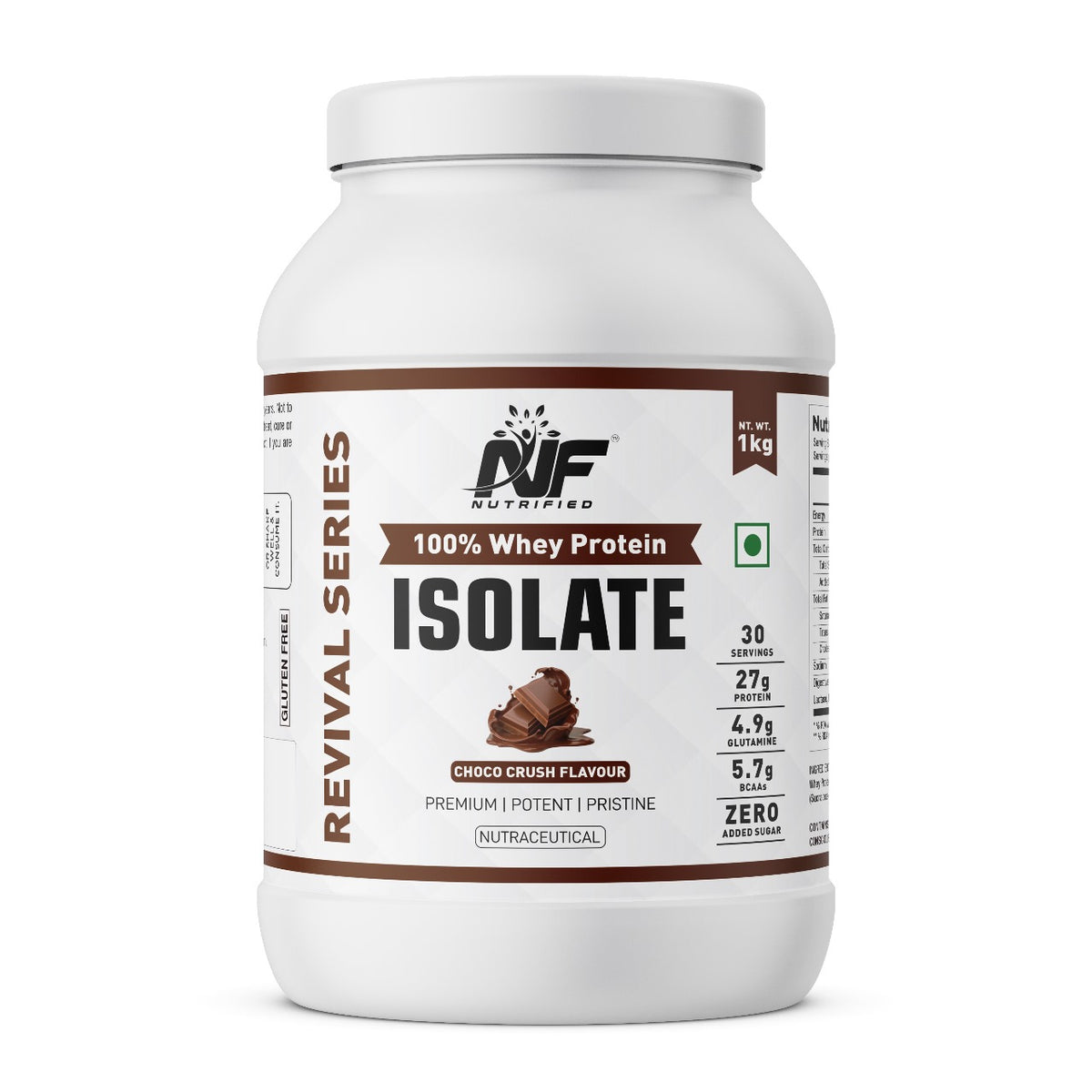 Nutrified 100% Whey Protein Isolate