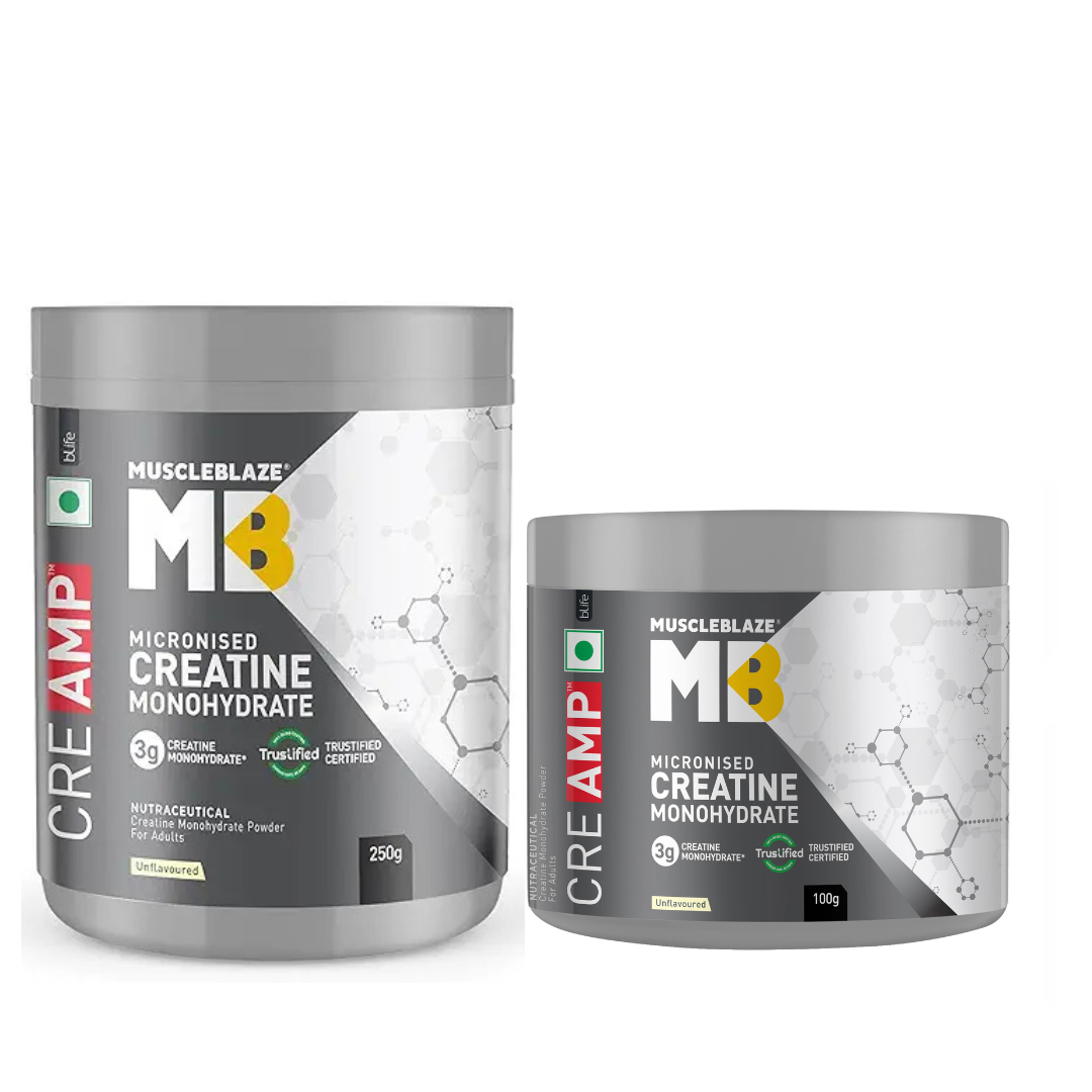 Muscleblaze Creamp 250g & Muscleblaze Creamp 100g (Unflavoured) | NF