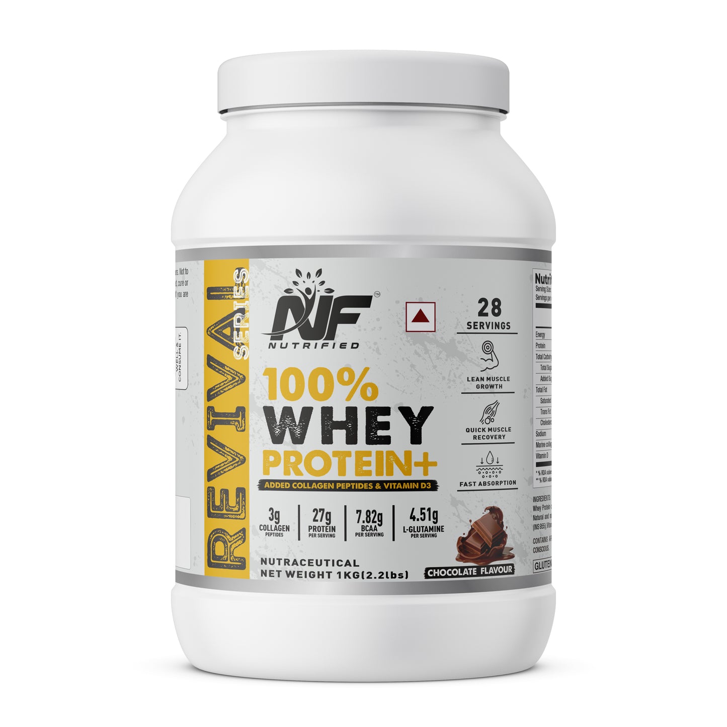 Nutrified 100% Whey Protein+ | NF