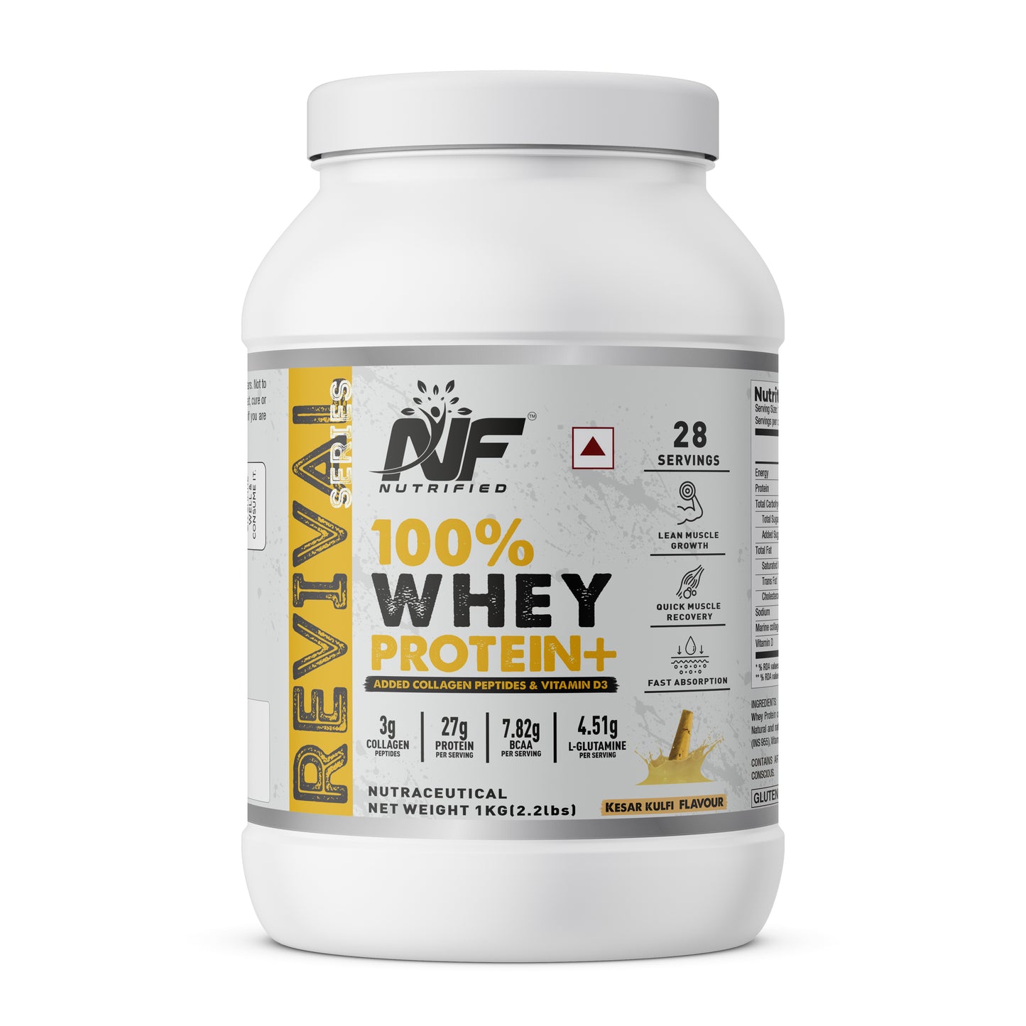 Nutrified 100% Whey Protein+ | NF